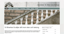 Desktop Screenshot of flintakonstbetong.se